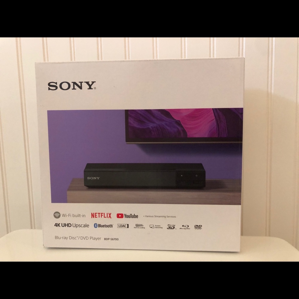 Sony blue-ray and DVD player